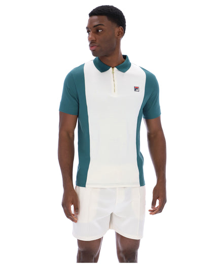 Mediterranea Pierro Zip Up Polo - Mediterranea