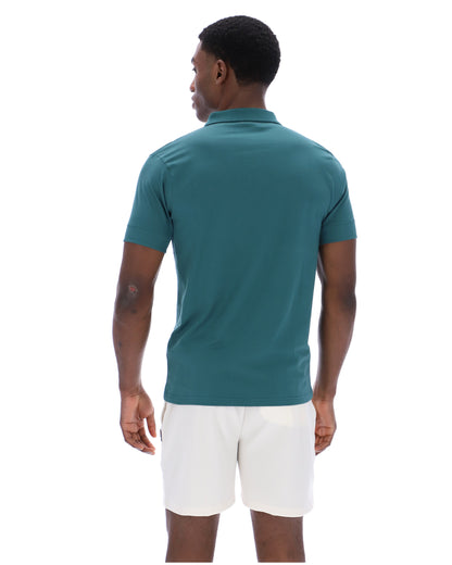 Mediterranea Pierro Zip Up Polo - Mediterranea