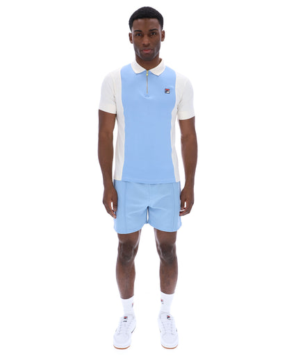 Frozen Fjord Pierro Zip Up Polo - Skyway