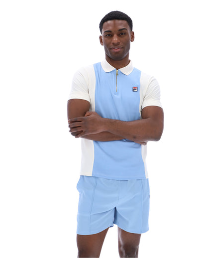 Frozen Fjord Pierro Zip Up Polo - Skyway