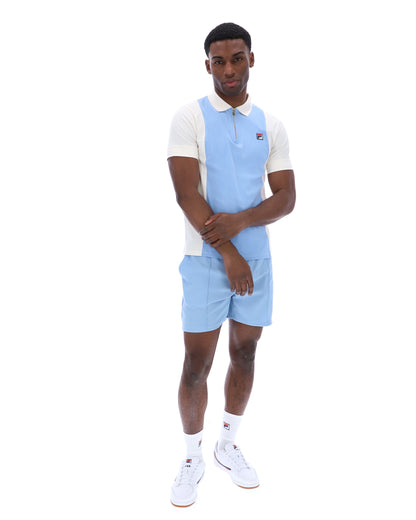 Frozen Fjord Pierro Zip Up Polo - Skyway