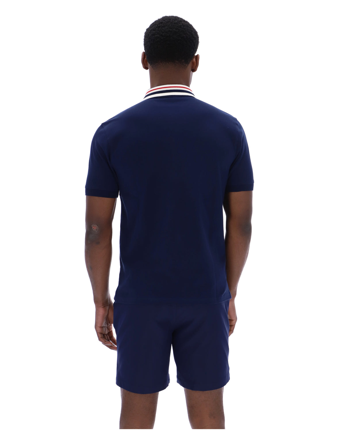 Fila Navy Achille Heritage Tape Basic Polo - Fila Navy