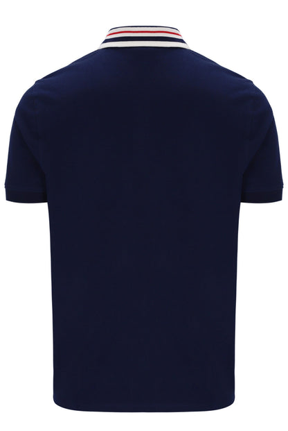 Fila Navy Achille Heritage Tape Basic Polo - Fila Navy