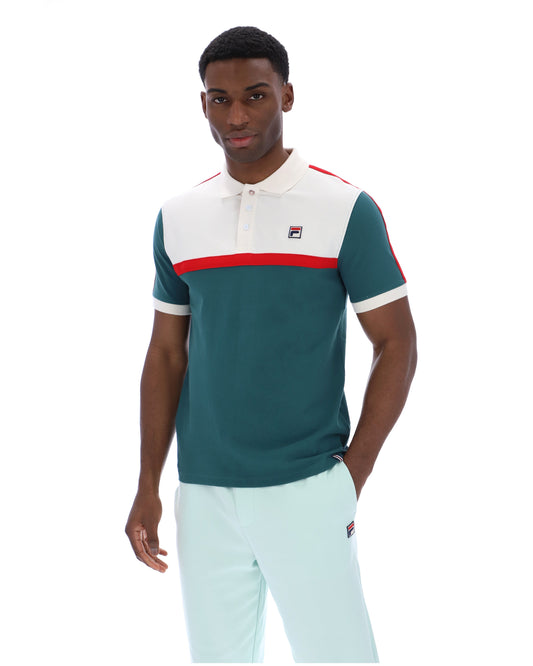 Mediterranea Mattia Contrast Panel Polo Shirt - Mediterranea