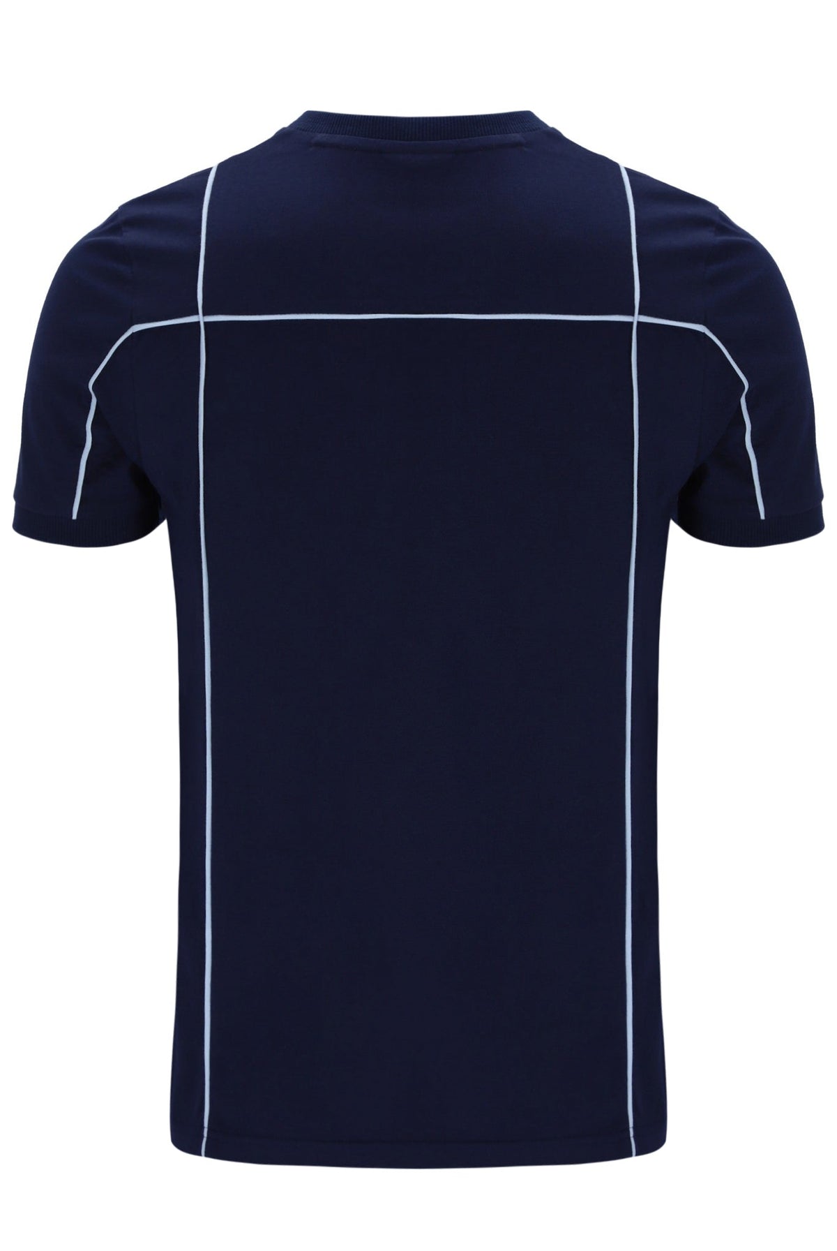 Fila Navy Terri T-Shirt with Contrast Piping - Bold Navy