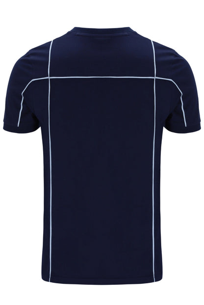 Fila Navy Terri T-Shirt with Contrast Piping - Bold Navy