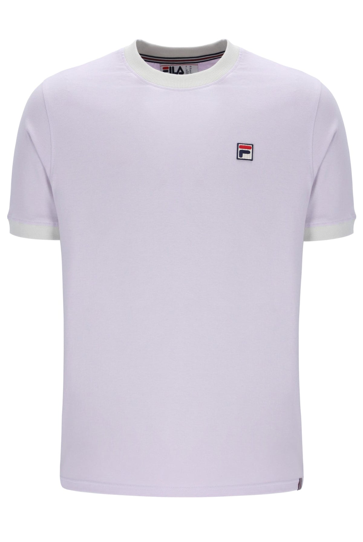 Misty Lilac Marconi Essential Ringer T-Shirt - Dusty Lilac