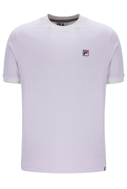 Misty Lilac Marconi Essential Ringer T-Shirt - Dusty Lilac