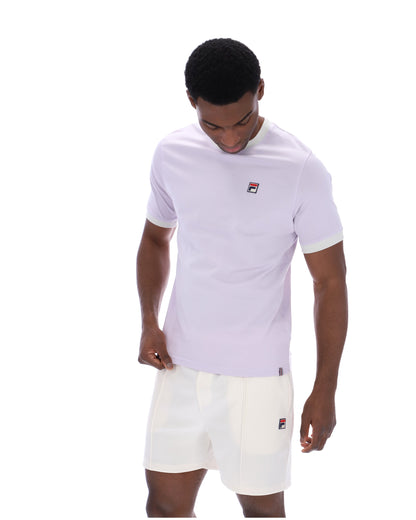 Misty Lilac Marconi Essential Ringer T-Shirt - Dusty Lilac