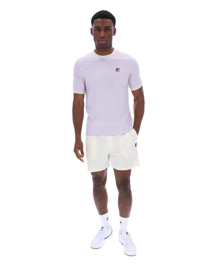 Misty Lilac Marconi Essential Ringer T-Shirt - Dusty Lilac
