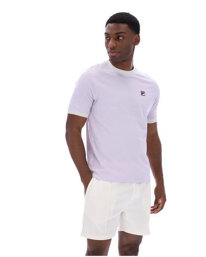 Misty Lilac Marconi Essential Ringer T-Shirt - Dusty Lilac