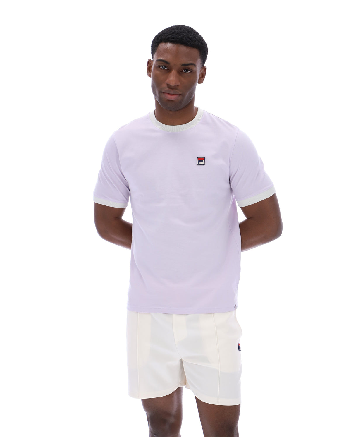 Misty Lilac Marconi Essential Ringer T-Shirt - Dusty Lilac