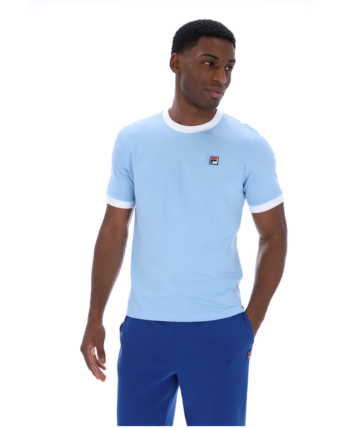 Frozen Fjord Marconi Essential Ringer T-Shirt - Fresh Baby Blue