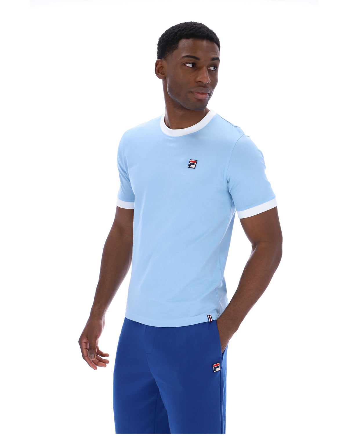 Frozen Fjord Marconi Essential Ringer T-Shirt - Fresh Baby Blue