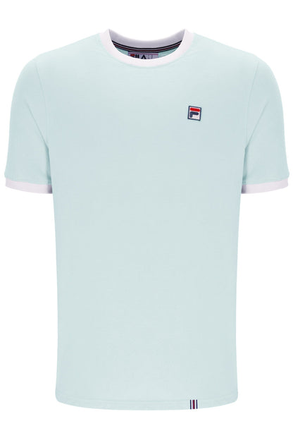 Surf Spray Marconi Essential Ringer T-Shirt - Mint Blue