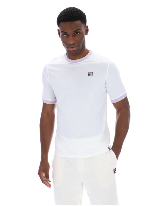 White Marconi Essential Ringer T-Shirt - White