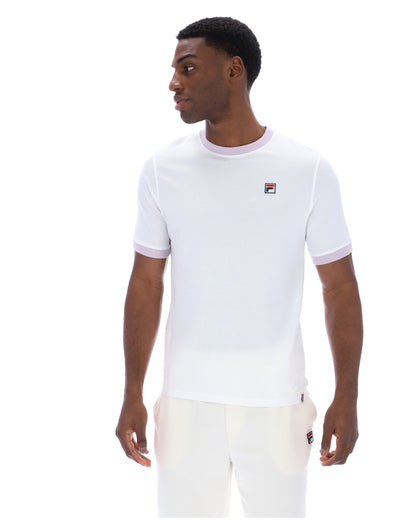 White Marconi Essential Ringer T-Shirt - White