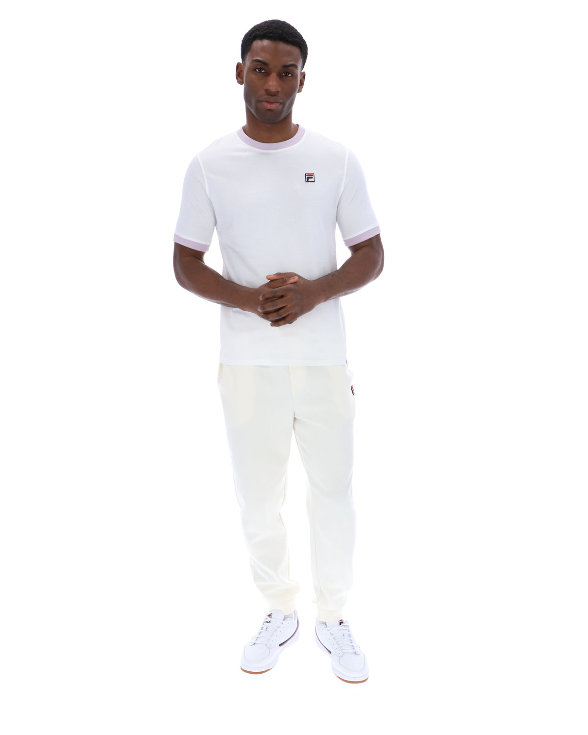 White Marconi Essential Ringer T-Shirt - White