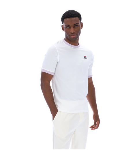 White Marconi Essential Ringer T-Shirt - White