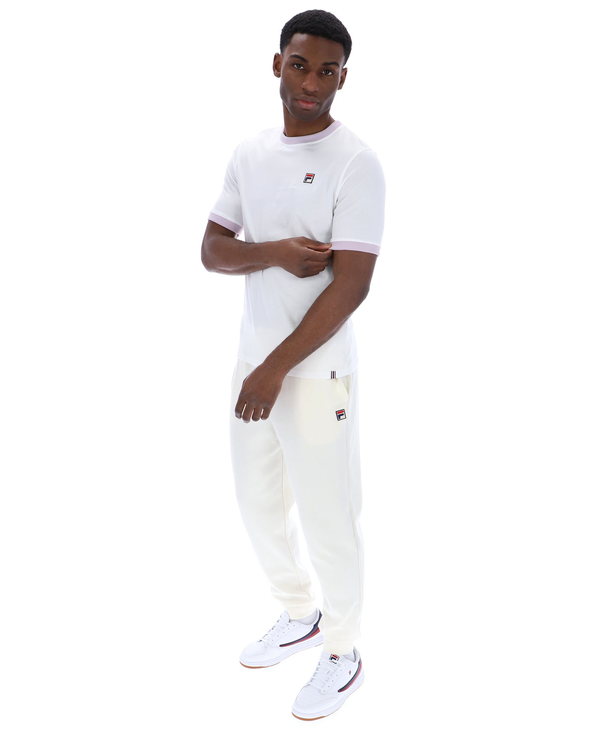 White Marconi Essential Ringer T-Shirt - White