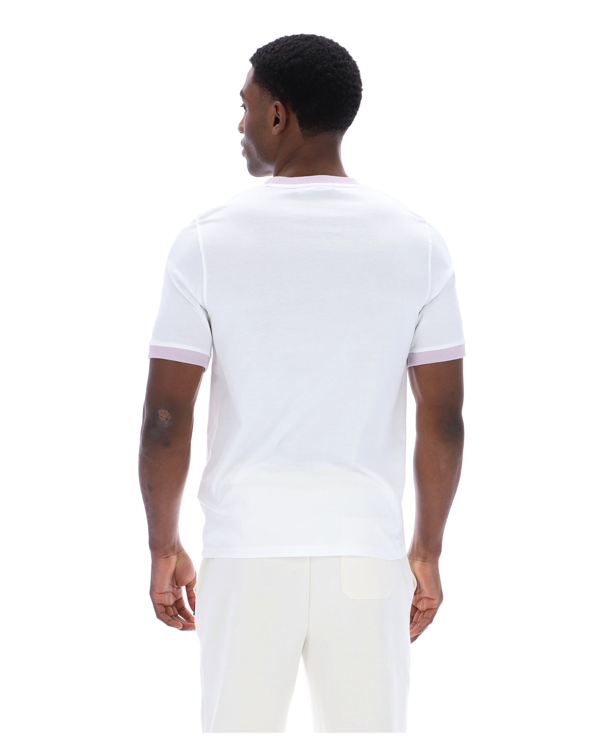 White Marconi Essential Ringer T-Shirt - White
