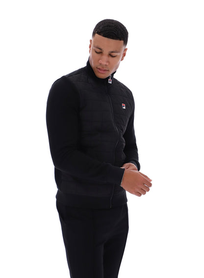 Black Moor Padded Front Jacket - Black