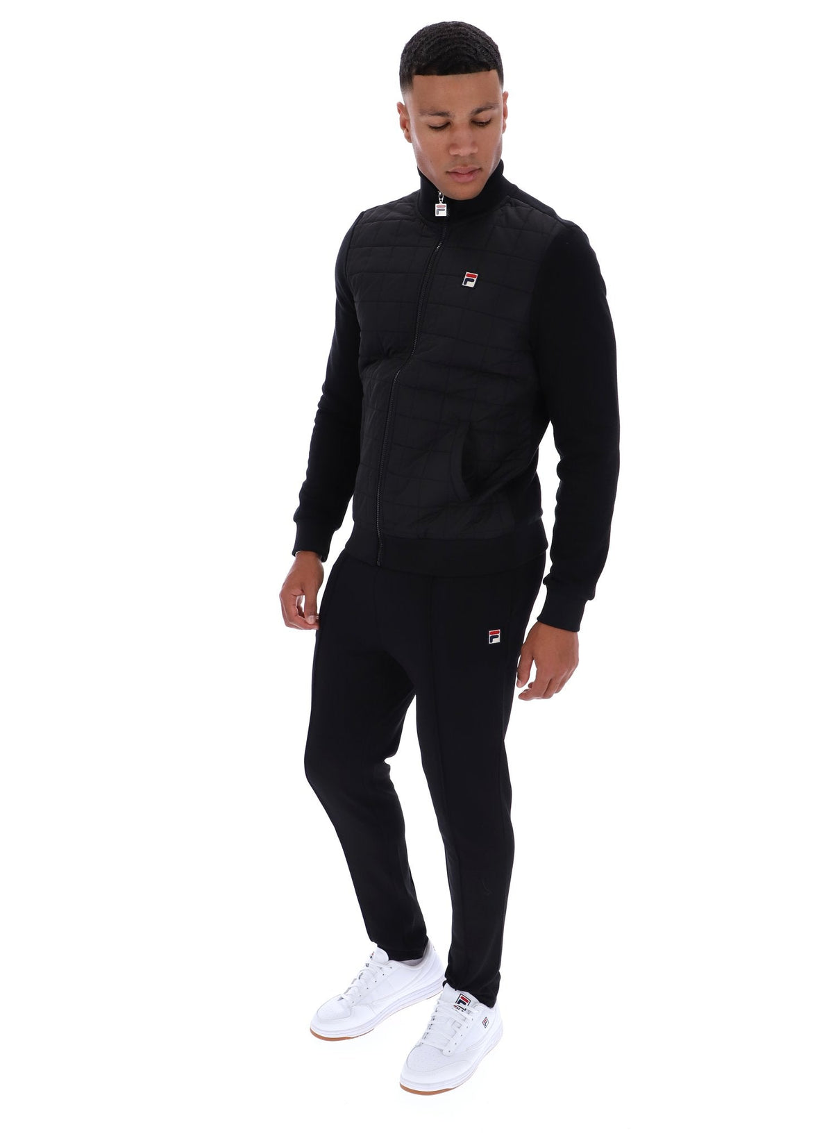 Black Moor Padded Front Jacket - Black