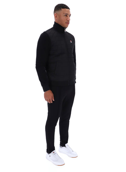 Black Moor Padded Front Jacket - Black