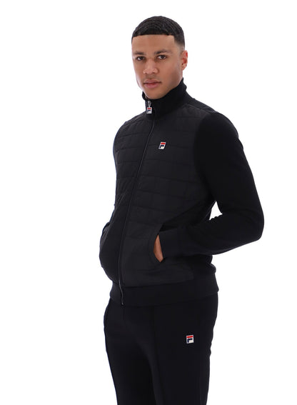 Black Moor Padded Front Jacket - Black
