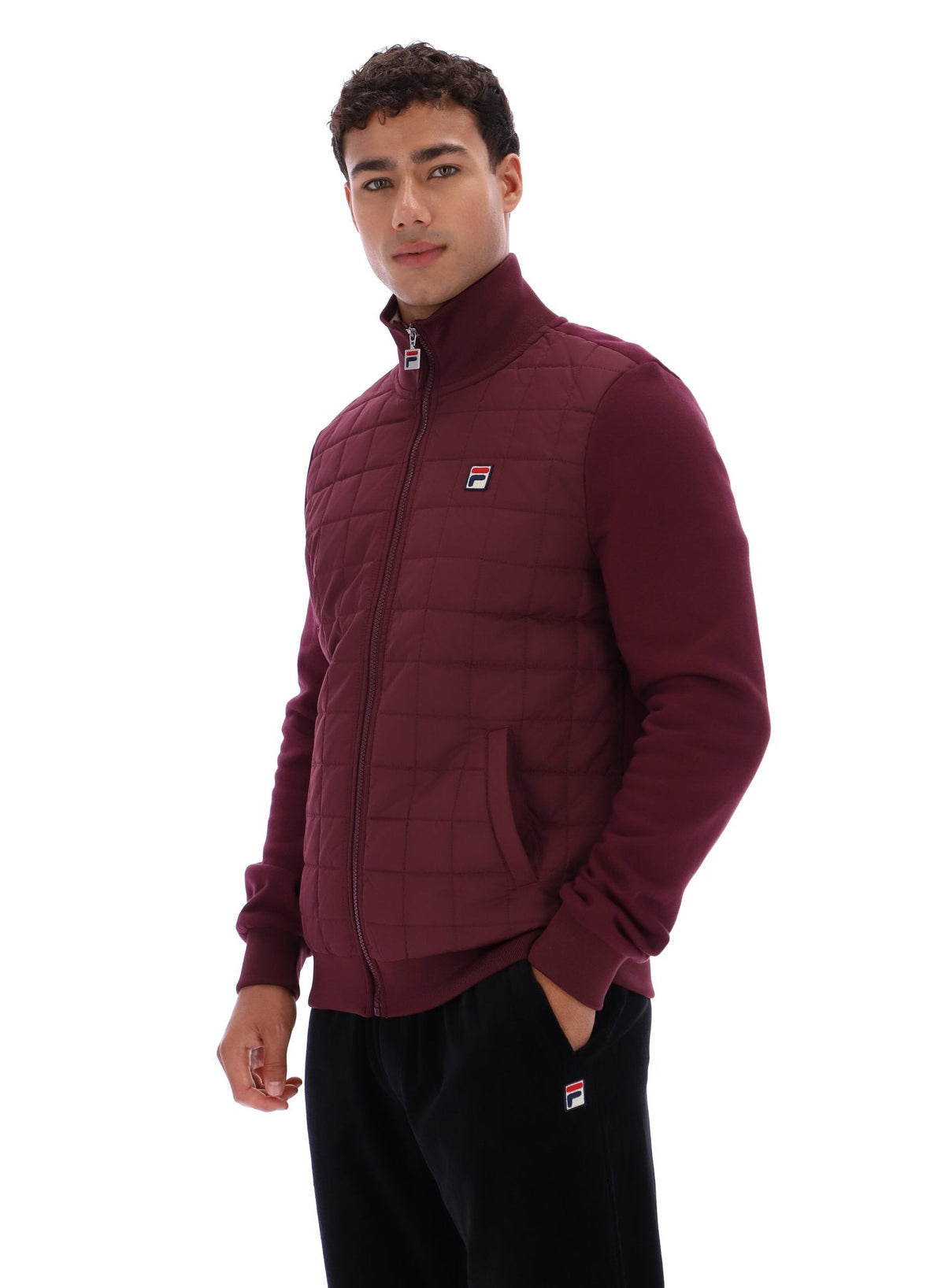 Fig Moor Padded Front Jacket - Fig