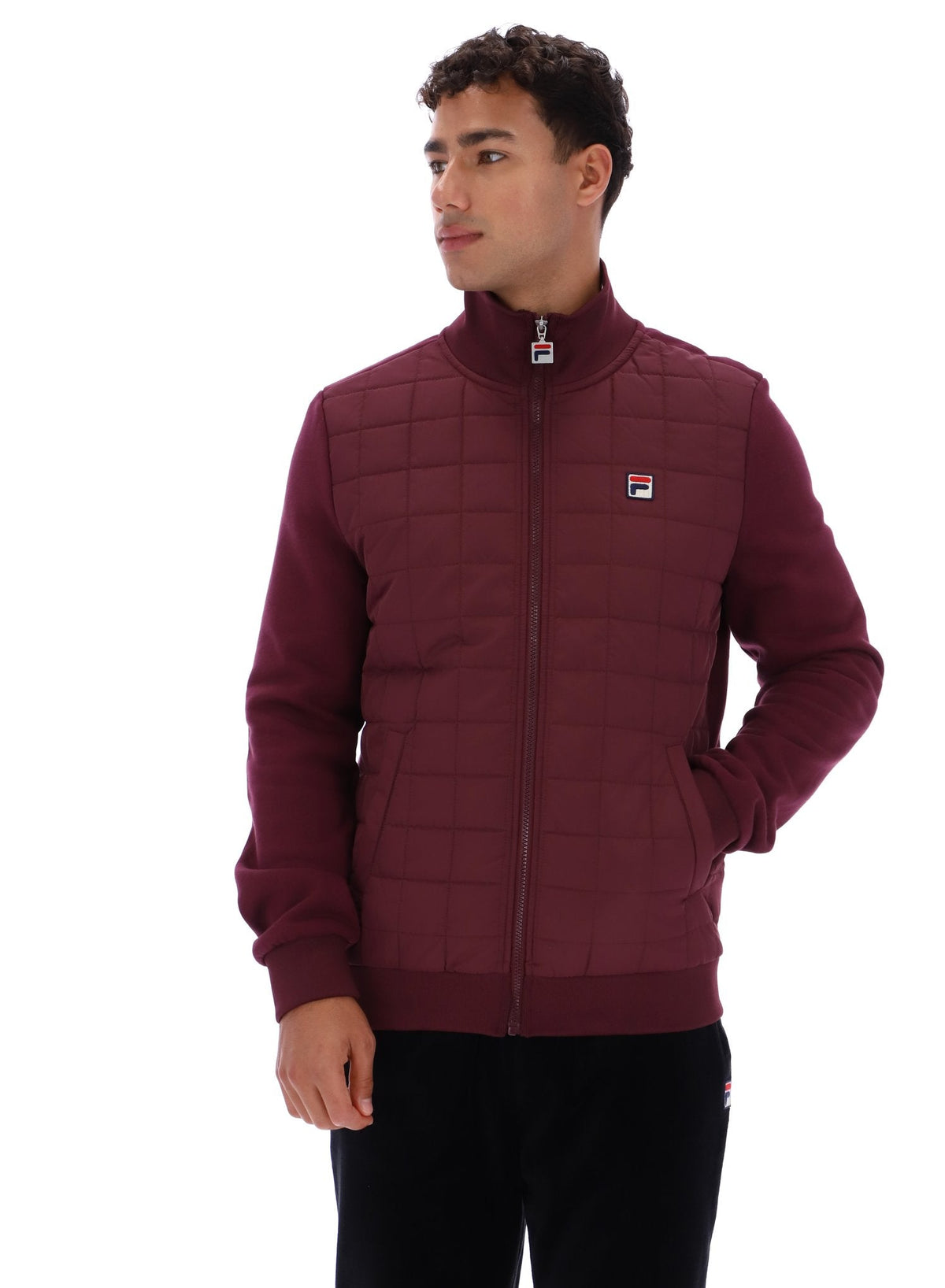 Fig Moor Padded Front Jacket - Fig