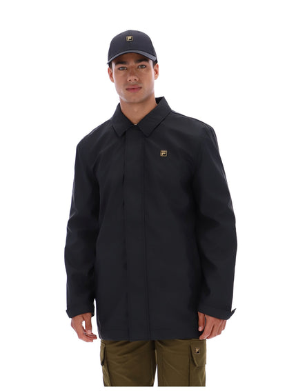 Black Sammy Full Zip Mac - Black