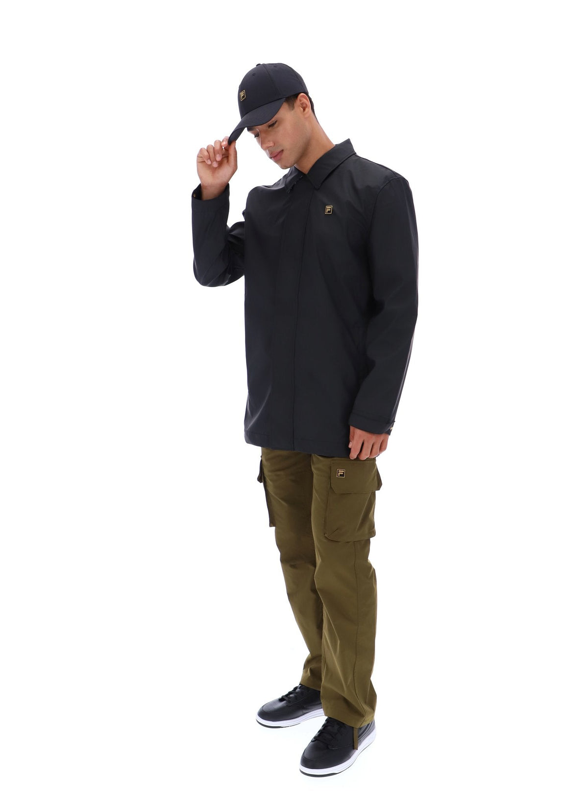 Black Sammy Full Zip Mac - Black