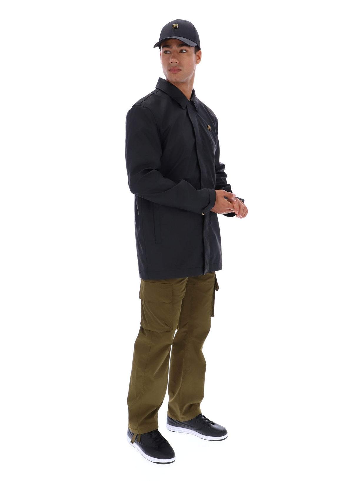 Black Sammy Full Zip Mac - Black