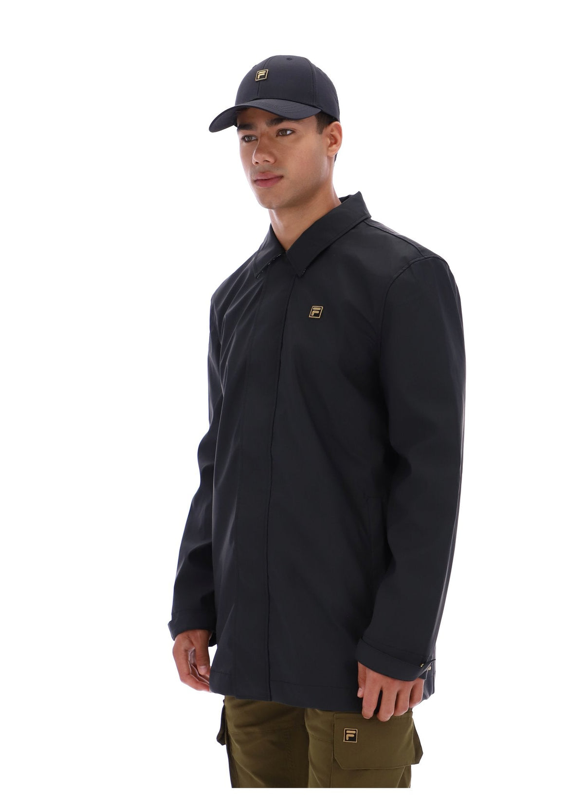 Black Sammy Full Zip Mac - Black