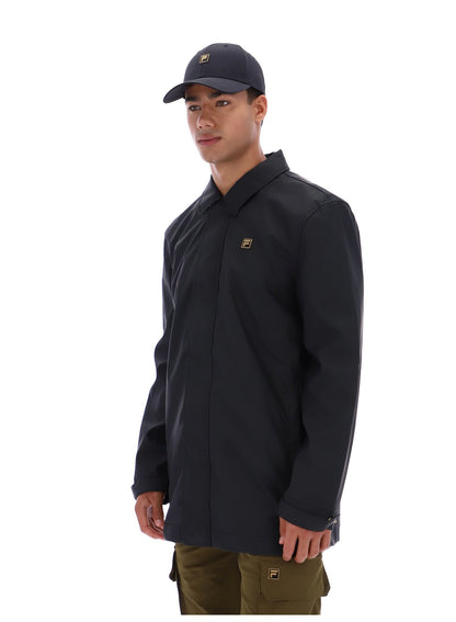 Black Sammy Full Zip Mac - Black