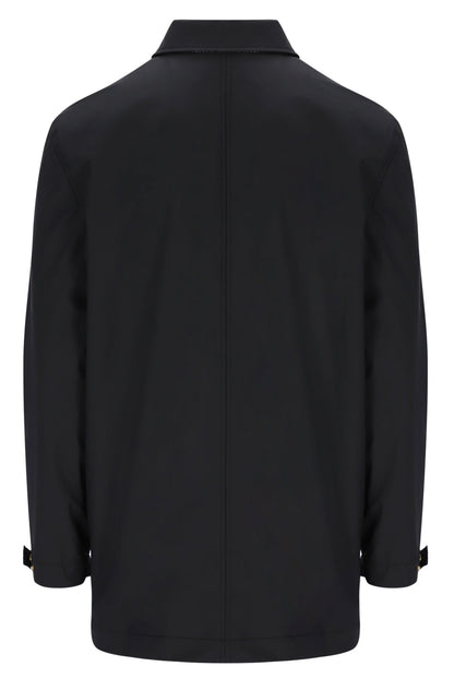 Black Sammy Full Zip Mac - Black