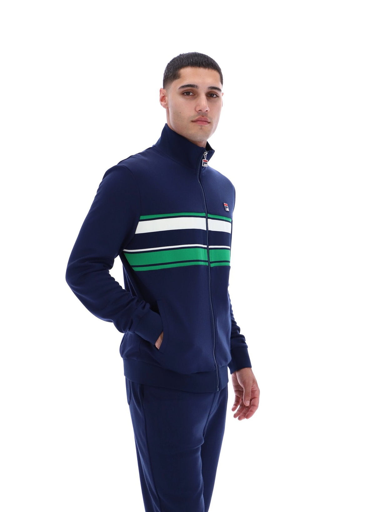 Fila Navy Vinnie Track Top - Fila Navy