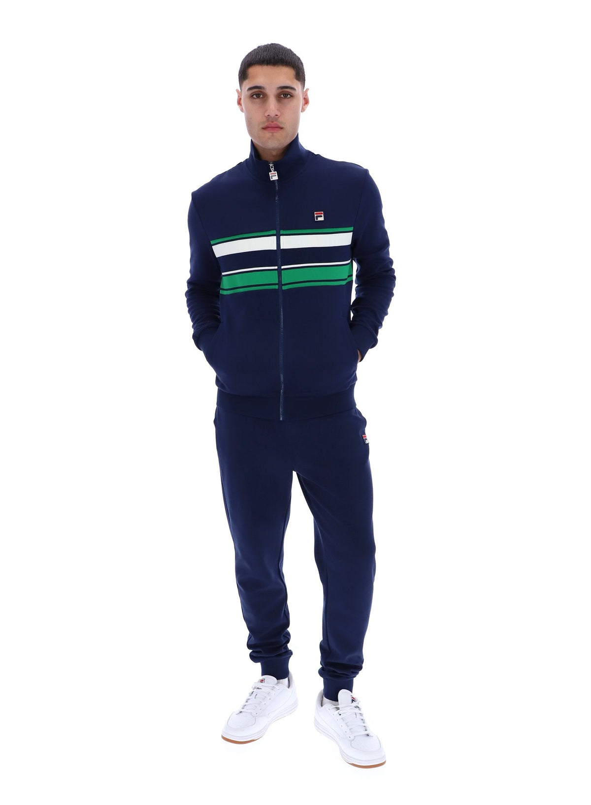 Fila Navy Vinnie Track Top - Fila Navy