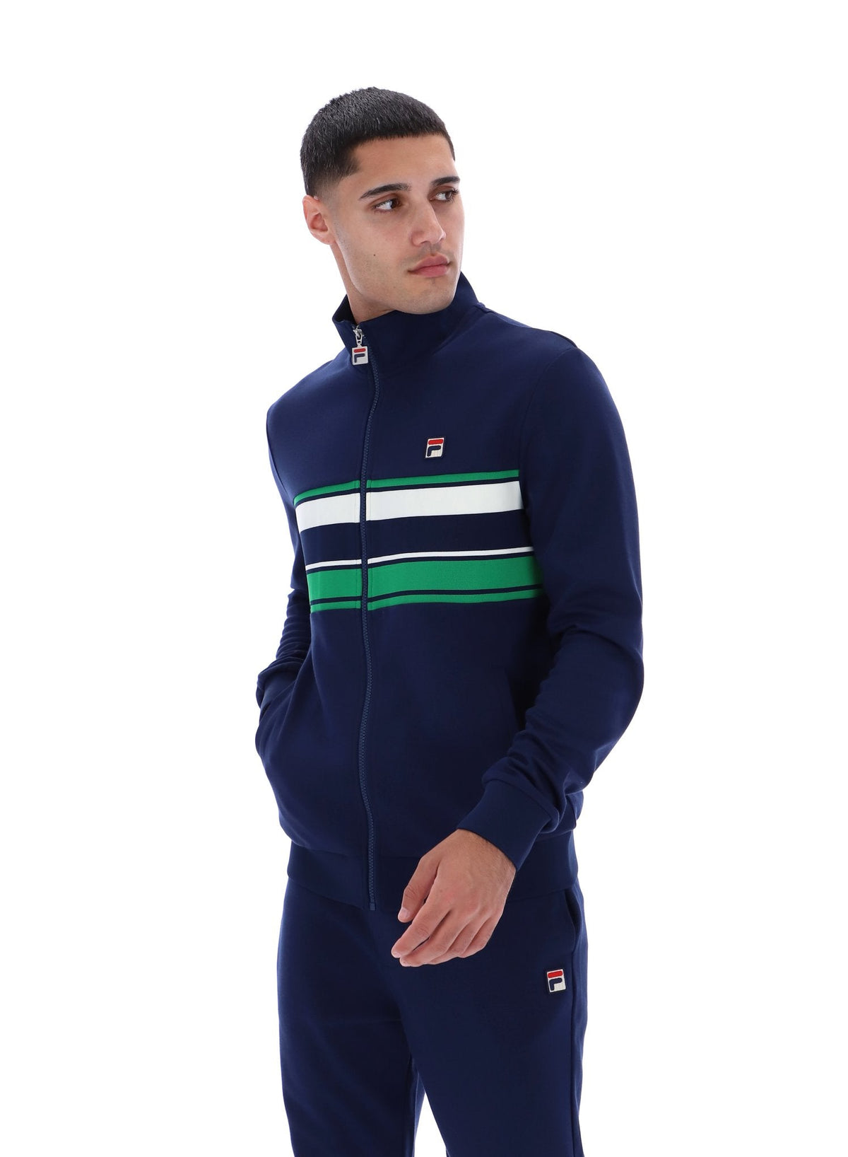 Fila Navy Vinnie Track Top - Fila Navy