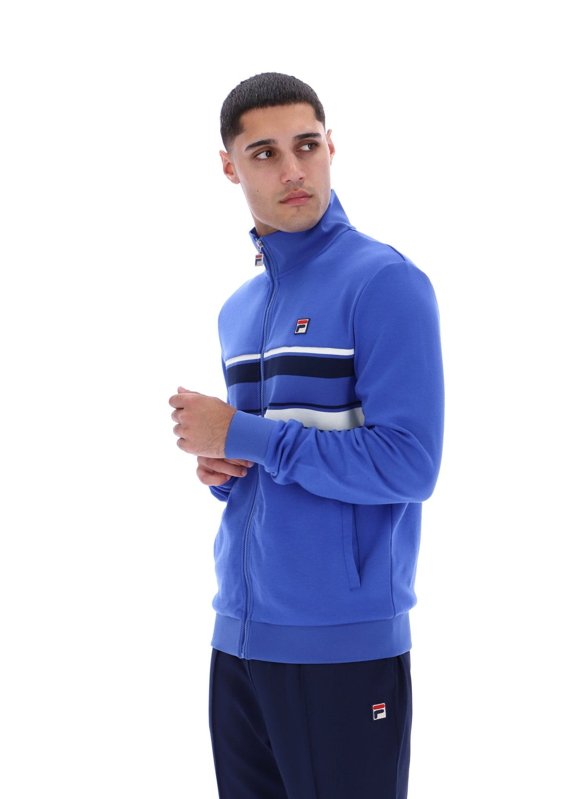 Dazzling Blue Vinnie Track Top - Dazzling Blur