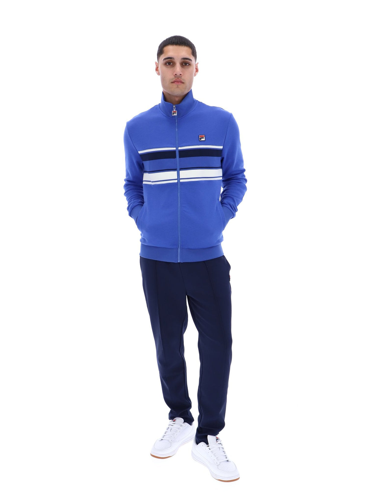 Dazzling Blue Vinnie Track Top - Dazzling Blur