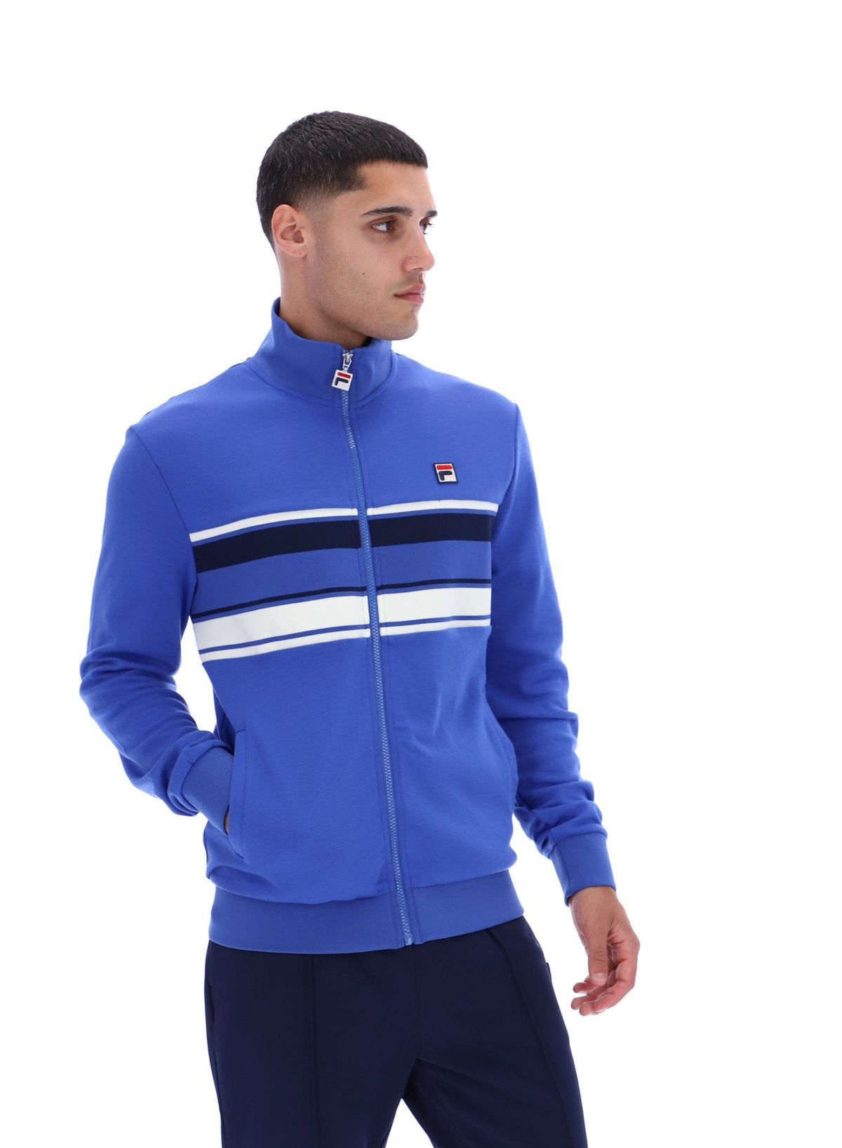 Dazzling Blue Vinnie Track Top - Dazzling Blur