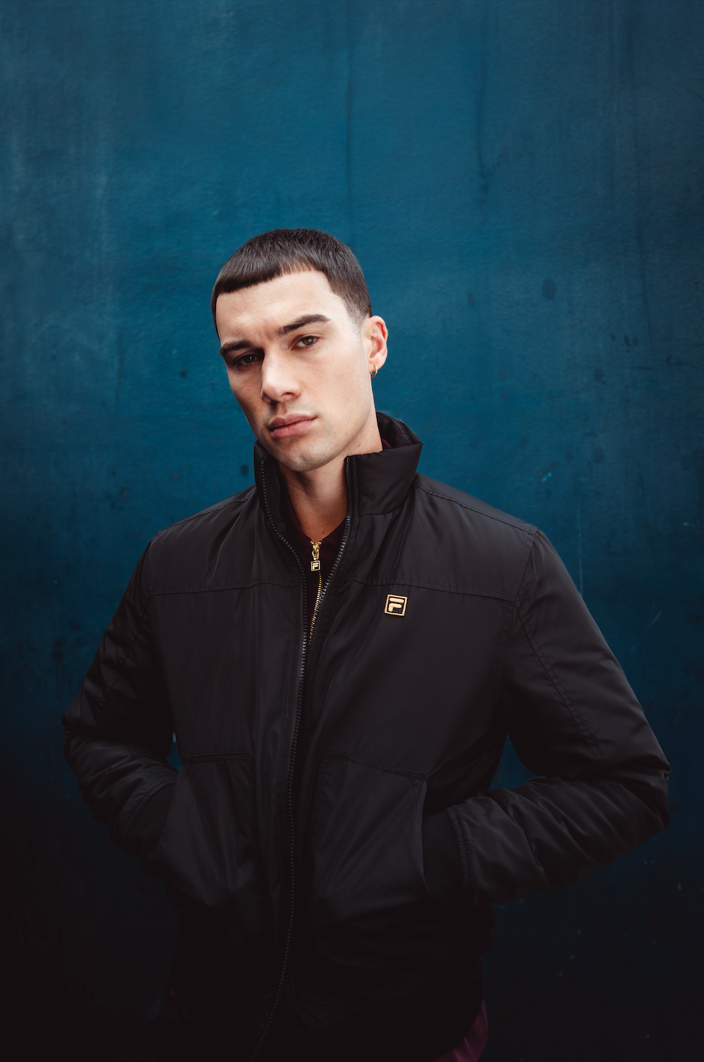 Black Etton Bomber Jacket - Black