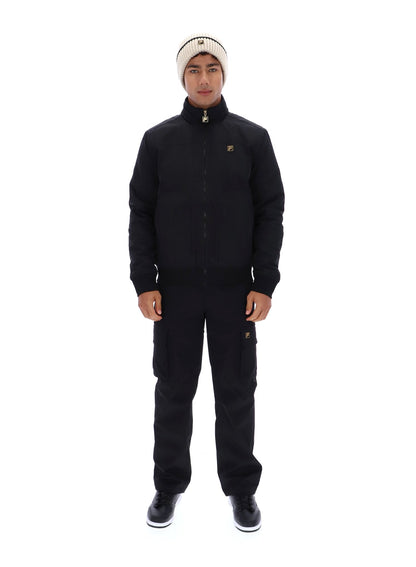 Black Etton Bomber Jacket - Black