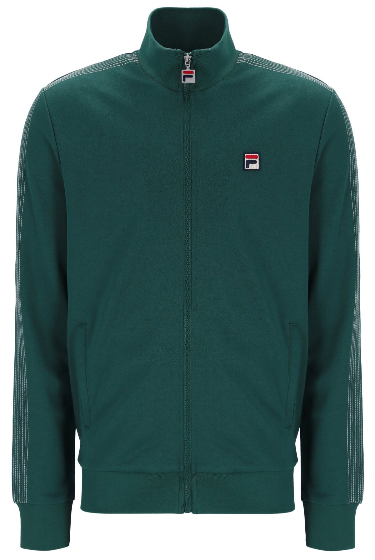 Rain Forest Keith Contrast Stitch Track Top - Rain Forest