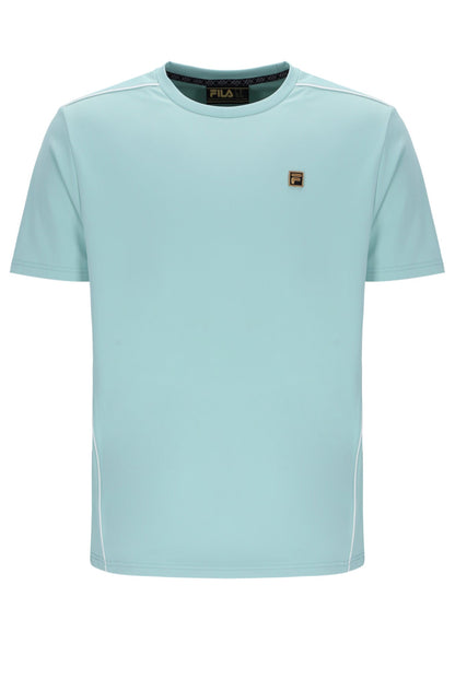 Sterling Blue Lawrenze Fitness-Inspired T-Shirt - Sterling Blue