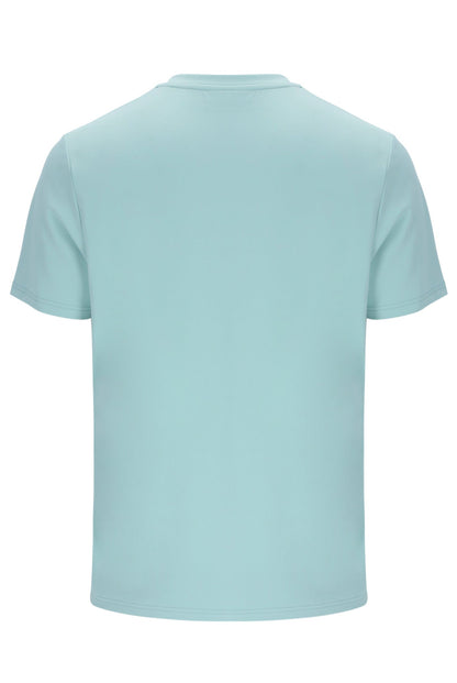 Sterling Blue Lawrenze Fitness-Inspired T-Shirt - Sterling Blue