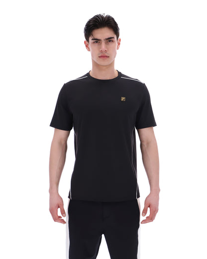 Black Lawrenze Fitness-Inspired T-Shirt - Black