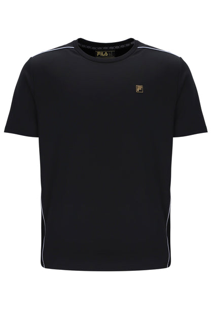 Black Lawrenze Fitness-Inspired T-Shirt - Black